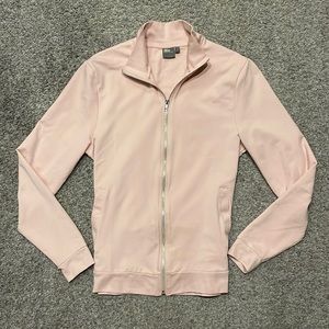 ASOS full zip jersey track jacket in pink